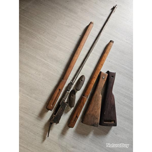 Lot des fusil 8mm lebel