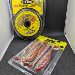 Fils de peche THUNDER LINE STORM + BOOM SHAD , FISH AND FISHING.