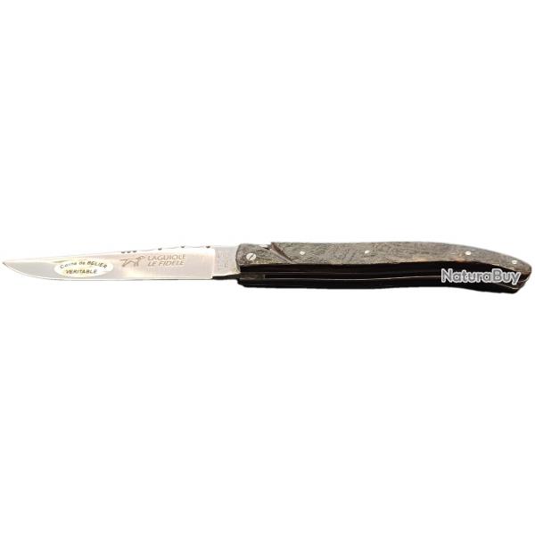 COUTEAU LAGUIOLE CORNE DE BELIER "LE FIDLE"