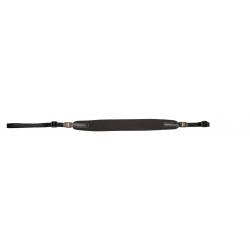 Bretelle droite néoprène pour carabine à boucle standard - Niggeloh noir