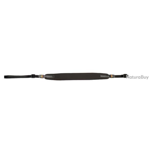 Bretelle droite noprne pour carabine  boucle standard - Niggeloh noir