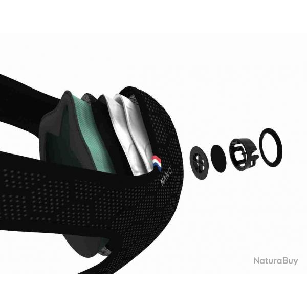 Masque de protection R-PUR Nano Light noir - FFP3