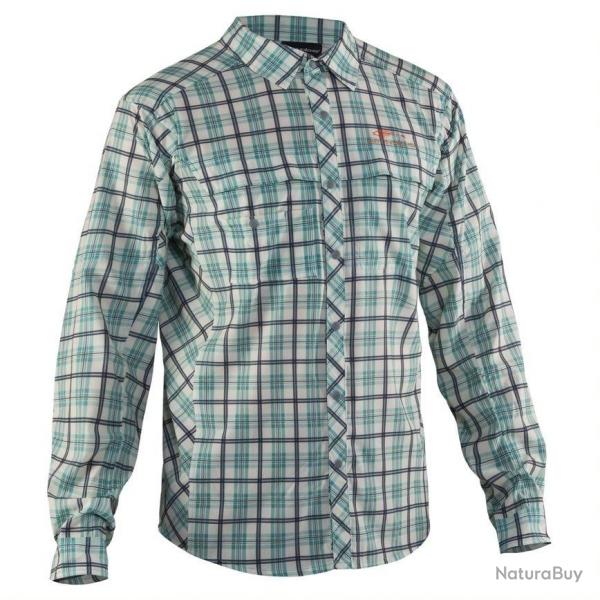 FLY BRIDGE LONG SLEEVE - DUSTY TURQUOISE - M