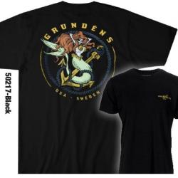 TEE SHIRT MERMAID SS T-SHIRT - BLACK - M
