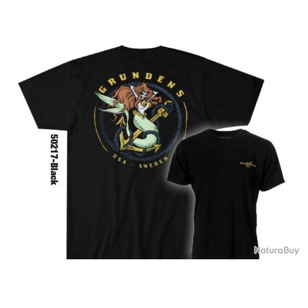TEE SHIRT MERMAID SS T-SHIRT - BLACK - M