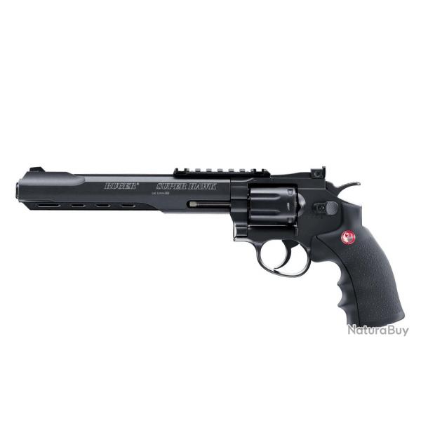 Rplique revolver Super Hawk 8 Pouces CO2 Noir