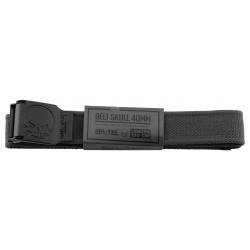 Ceinture Noire boucle tête de mort Miltec
