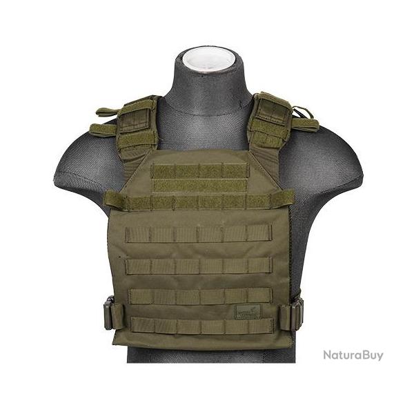 Gilet lger Plate carrier vert 1000D