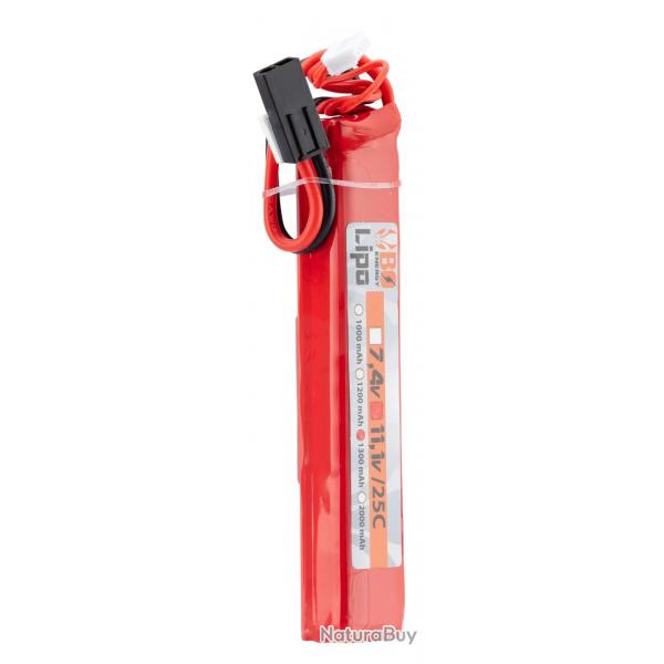 1 stick batterie Lipo 3S 11.1V 1300mAh 25C T-DEAN