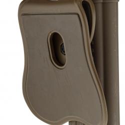 Holster rigide Quick Release pour Glock 17 Droitier TAN