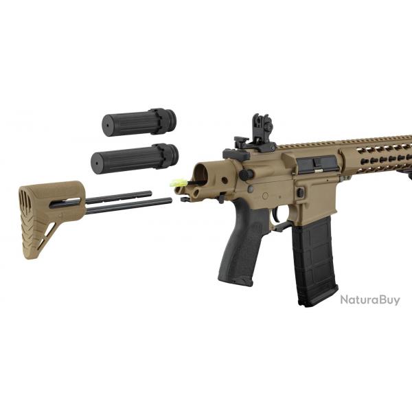 Rplique AEG LT-19 GEN2 Silencer PDW 1J Tan / Noir Tan