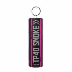 Fumigène TP40 à goupille supérieure Noir Rose