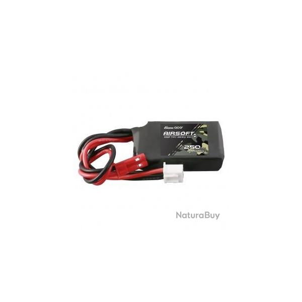 Batterie Lipo 7.4V 250mah 35C 1 élément Genspow
