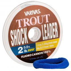 VARIVAS TROUT SHOCK Leader FLUORO 0,14 (3lb)30m