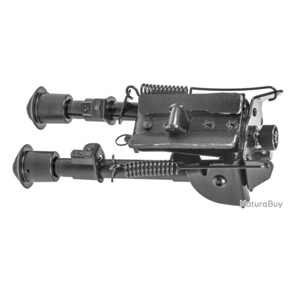 Bipied tte articule ou fixe 5 positions 15-22 cm, Tte articule