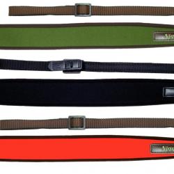 Bretelle droite néoprène pour carabine avec attache rapide, Orange