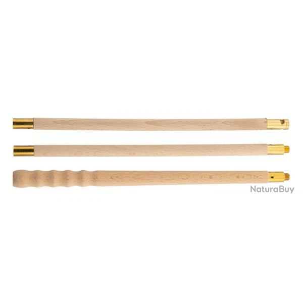 Baguette de nettoyage en bois pour canons (3 pices),