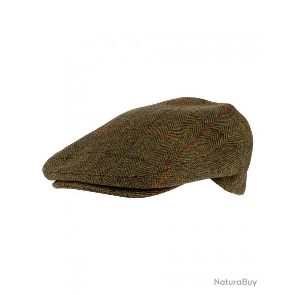 Casquette Jack Pyke plate Tweed Marron Casquette