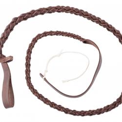 Flotte en cuir tressé standard pour fouet - Country Flotte de 185 cm