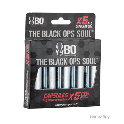 Cartouches CO2 12g POWAIR X10 - Sparclettes Gaz Pour Airsoft - Capsule 12 Grammes