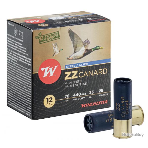 Winchester HP ZZ Canard Acier Cal. 12 76 bte de 25