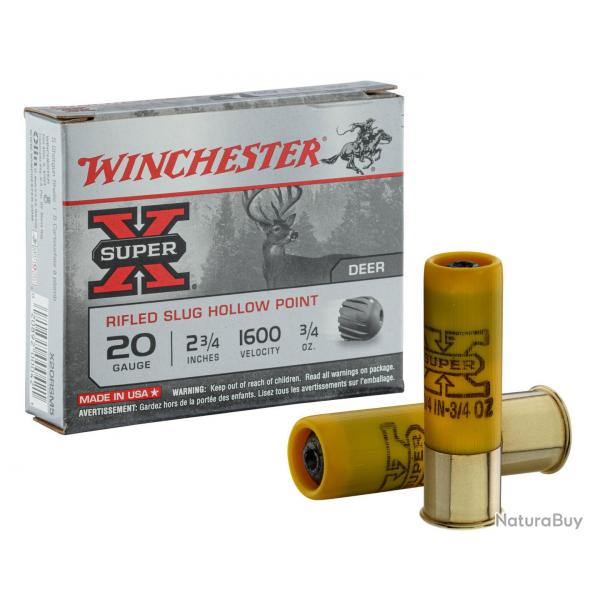 Winchester SUPER-X - Cal 20/70 bte de 5