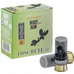Cartouches Mary-Arm subsoniques - Cal. 12/67 N°8 bte de 25