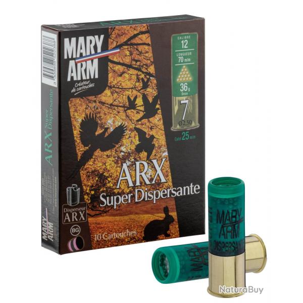 Cartouches Mary Arm ARX Super Dispersante - Cal. 12/70 N7 bte de 10