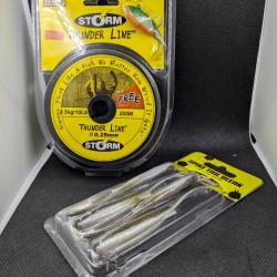 Fils de peche THUNDER LINE STORM + SPIKE TAIL BLEAK , FISH AND FISHING.