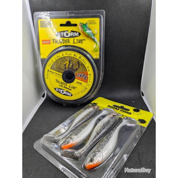 Fils de peche THUNDER LINE STORM + BOOMSHAD , FISH AND FISHING.
