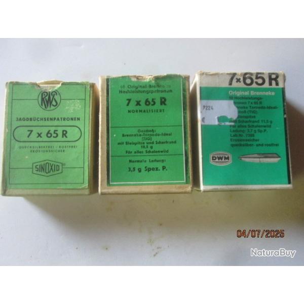 3 boites de cartouches Cal 7x65R (2)