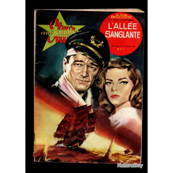 star cin vaillance 7 roman photo l'alle sanglante 1962 , john wayne et lauren bacall