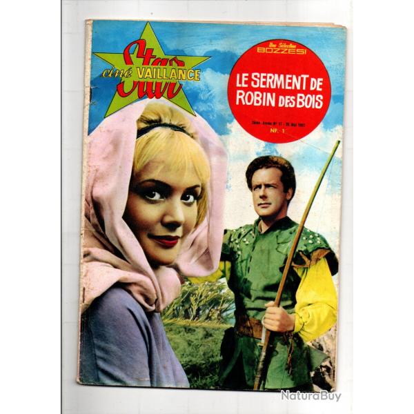star cin vaillance 17 roman photo le serment de robin des bois 1962, richard greene, peter cushing