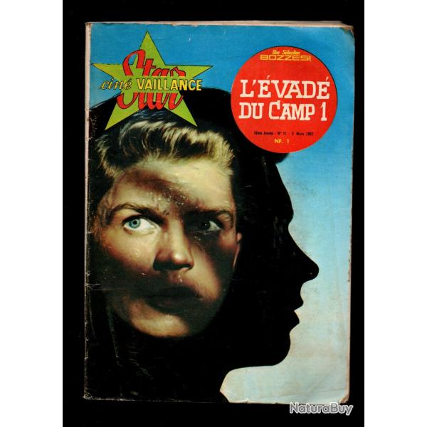 star cin vaillance 11 roman photo l'vad du camp 1, 1962 , hardy kruger , jack gwillam, luftwaffe