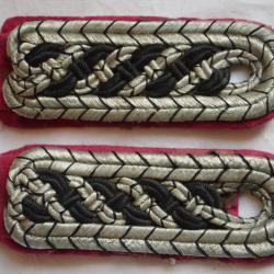 PATTES D'EPAULE ALLEMANDES ORIGINALES-POMPIERS-FEUERWEHR SCHULTERKLAPPEN-2°WW-3° REICH 1933/1945