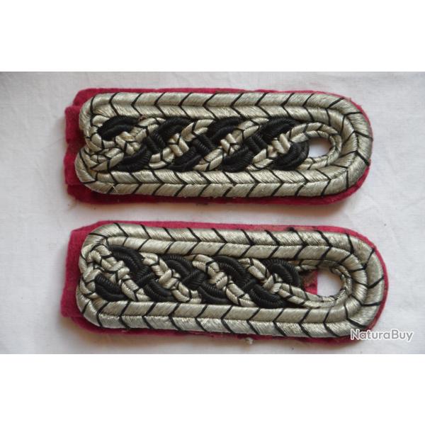 PATTES D'EPAULE ALLEMANDES ORIGINALES-POMPIERS-FEUERWEHR SCHULTERKLAPPEN-2WW-3 REICH 1933/1945