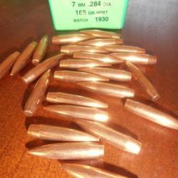 vends  50 ogives Sierra 168 gr HPBT - 284 - 7.08 , 7x64, 280 rem, 284 w, 7 rem mag.......
