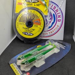 Fils de peche THUNDER LINE STORM + 360 GT COASTAL , FISH AND FISHING.