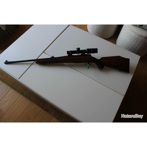 SAUER 80, Carabine badg Carl Gustaf  modle 3000 en calibre 308 avec lunette LEICA AMPLUS 6 1-6x24