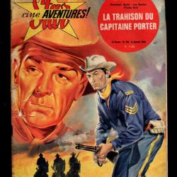 star ciné aventures 134 roman photo la trahison du capitaine porter , western , 1964