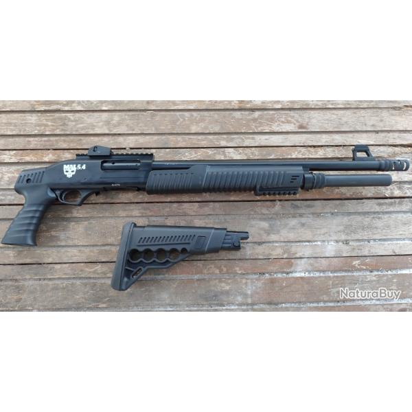 "RARE" Fusil  pompe Uzkon as-16 (MAL54) 7+1, rayure droite.
