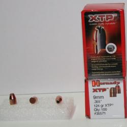 OGIVE HORNADY 35571 CAL. 9MM XTP 124GR X100
