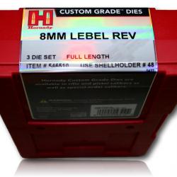 JEUX D'OUTILS HORNADY 8 MM LEBEL REVOLVER 546510