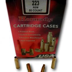 DOUILLE NON AMORCEES HORNADY CAL 223 REM LOT 50 8605