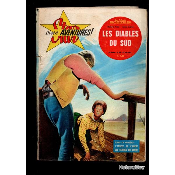 star cin aventures 120 roman photo western ,  les diables du sud 1963