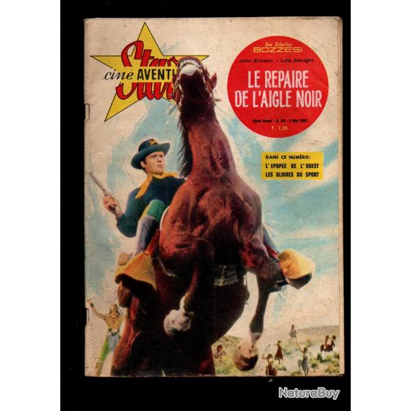 star cin aventures 116 roman photo western , le repaire de l'aigle noir 1963, john ericson, albrigh