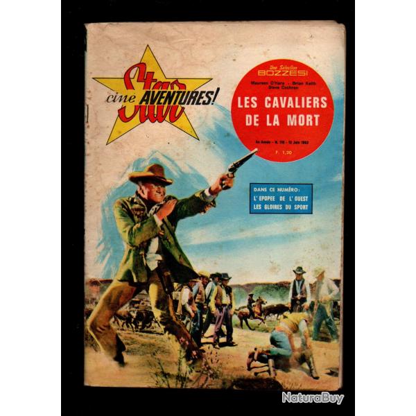 star cin aventures 119 roman photo western , les cavaliers de la mort 1963 maureen o'hara , brian k