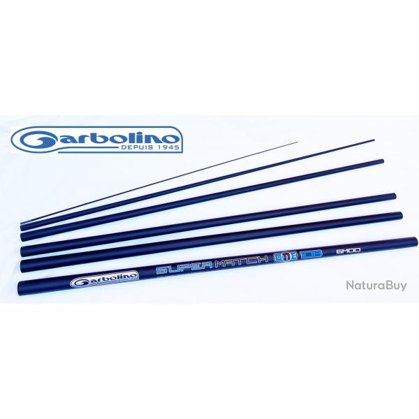 Canne au Coup / Carpe gros poisson Garbolino Super one 6M00 Canne livre montage lastique gros pois