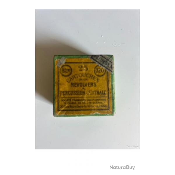 Bote de 18 munitions plomb 320 percussion centrale