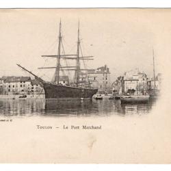 CPA - Marine -TOULON -Le Port Marchand - N°3414